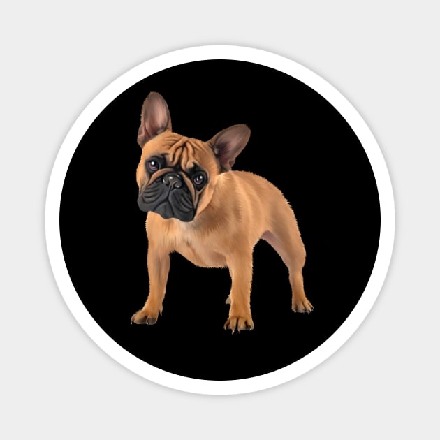 French Bulldog, Frenchie Lover, French Bulldogs Magnet by logiamerch